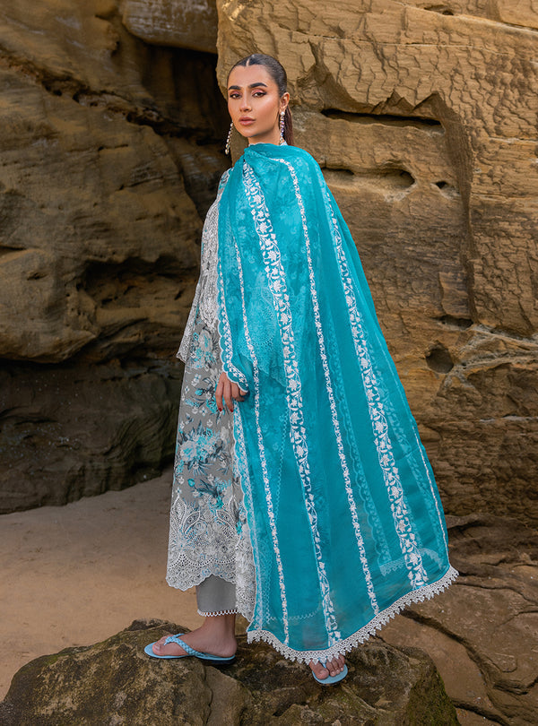 Zainab chottani | Luxury Chikankari 24 | LANA - 10B - Riwayat-e-Khas
