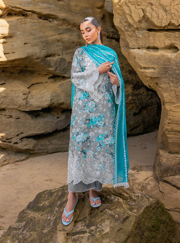 Zainab chottani | Luxury Chikankari 24 | LANA - 10B - Riwayat-e-Khas