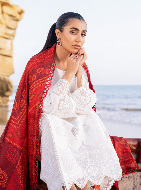 Zainab chottani | Luxury Chikankari 24 | CHUNARI - 3A - Riwayat-e-Khas
