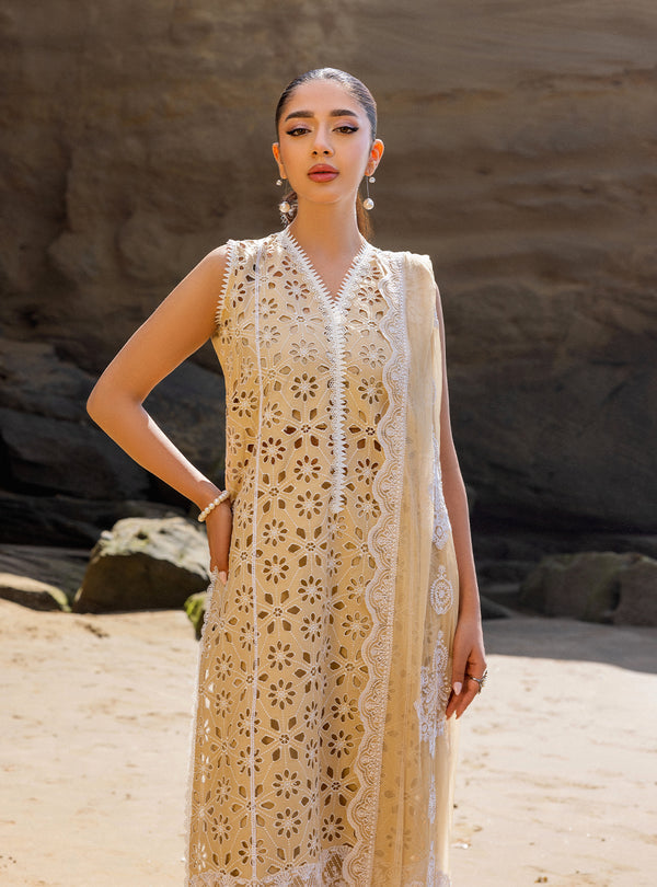 Zainab chottani | Luxury Chikankari 24 | MOTIA - 7B - Riwayat-e-Khas