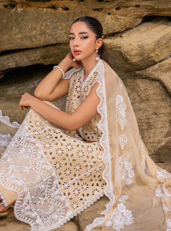 Zainab chottani | Luxury Chikankari 24 | MOTIA - 7B - Riwayat-e-Khas