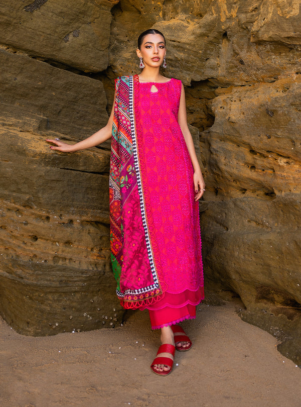 Zainab chottani | Luxury Chikankari 24 | LAALI - 6B - Riwayat-e-Khas