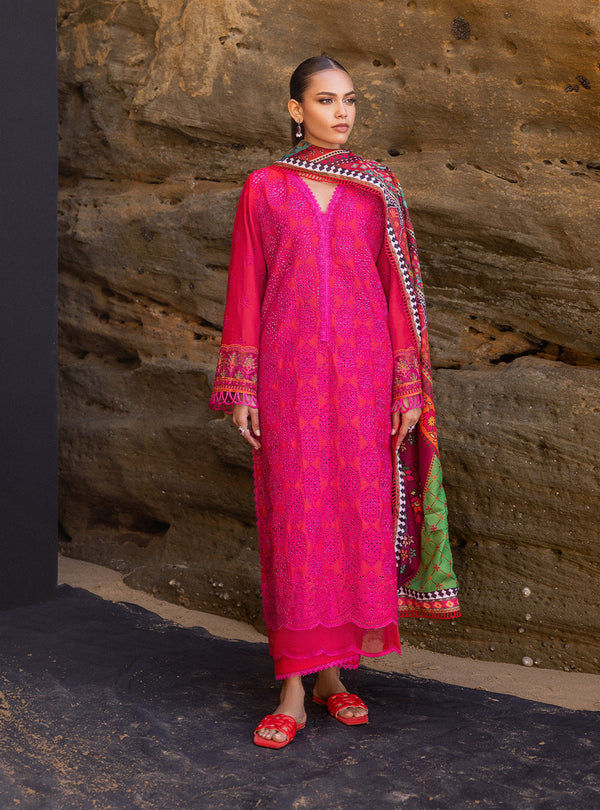 Zainab chottani | Luxury Chikankari 24 | LAALI - 6B - Riwayat-e-Khas