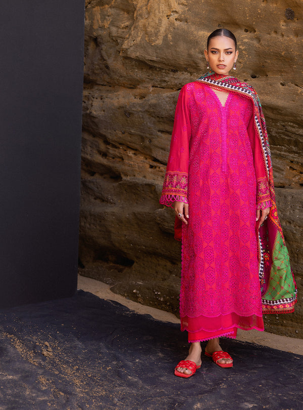 Zainab chottani | Luxury Chikankari 24 | LAALI - 6B - Riwayat-e-Khas
