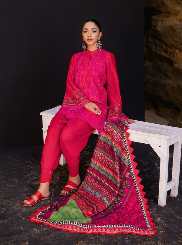 Zainab chottani | Luxury Chikankari 24 | LAALI - 6B - Riwayat-e-Khas