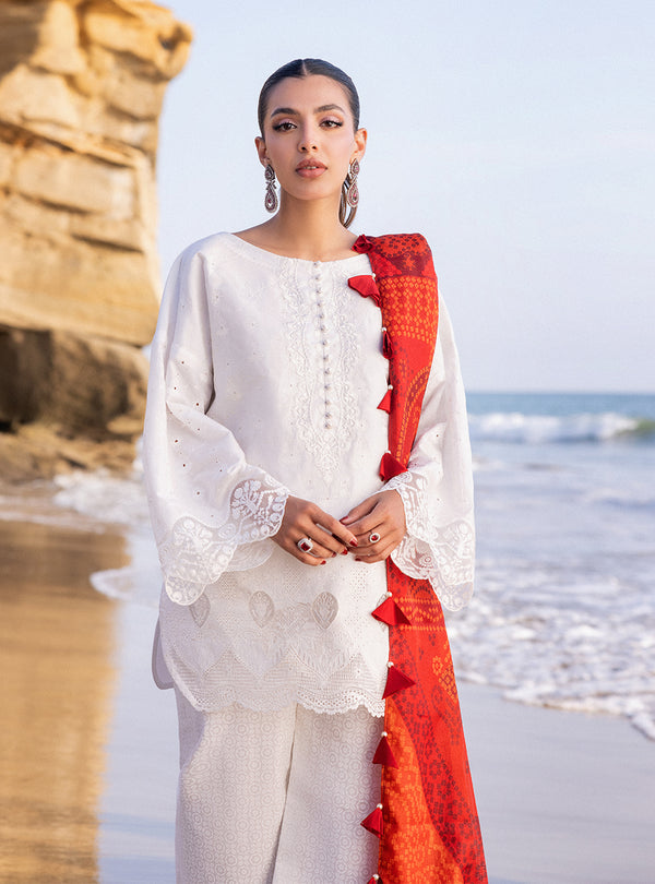 Zainab chottani | Luxury Chikankari 24 | CHUNARI - 3A - Riwayat-e-Khas