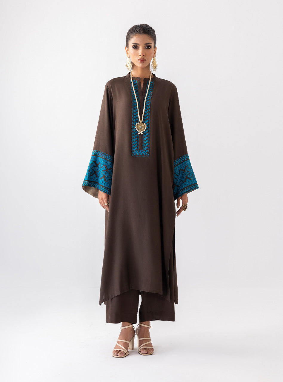 Zainab Chottani | Aara Casual Pret | Dark Chrome - Riwayat-e-Khas