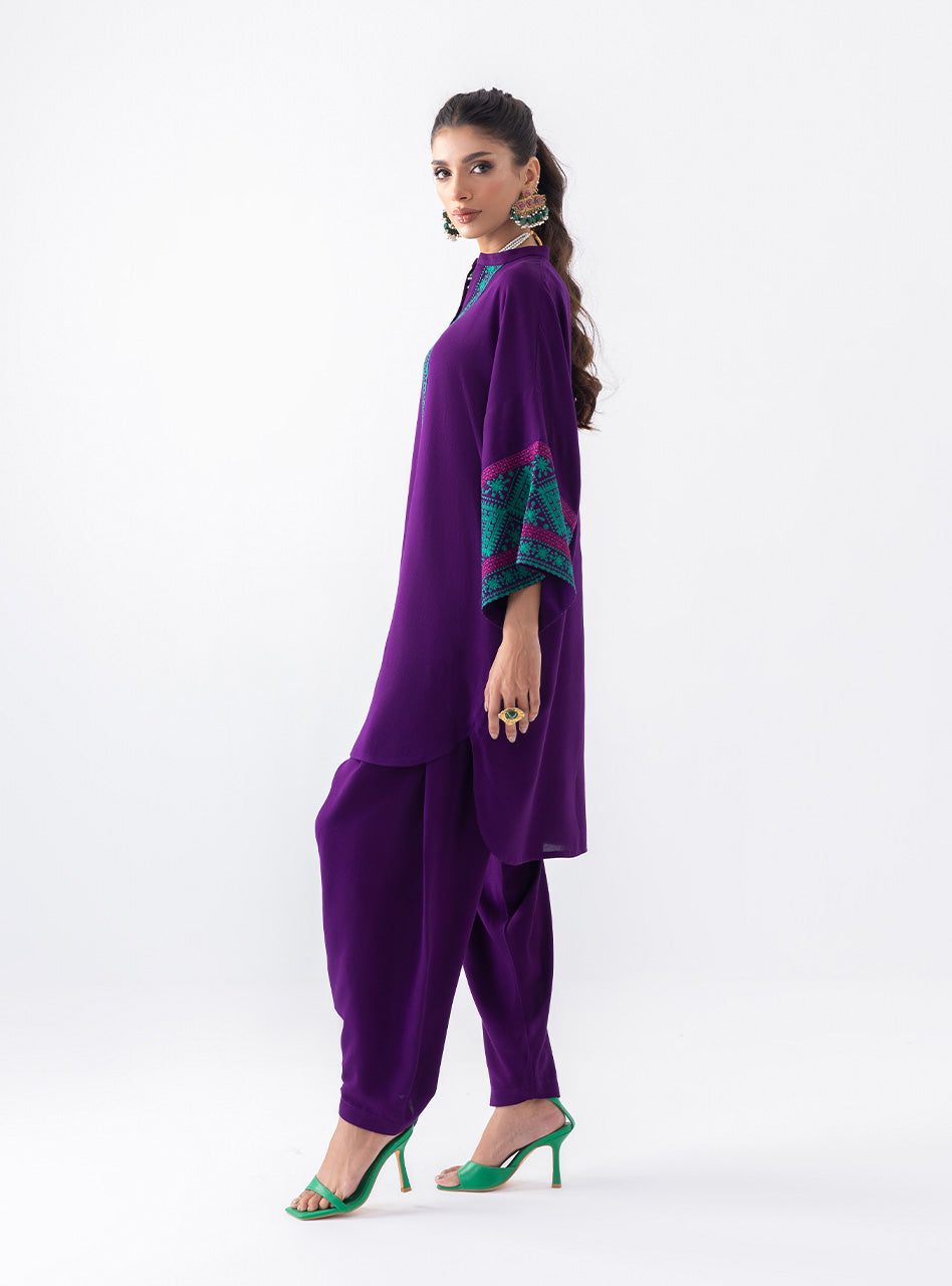 Zainab Chottani | Aara Casual Pret |  Blushing Plum - Riwayat-e-Khas