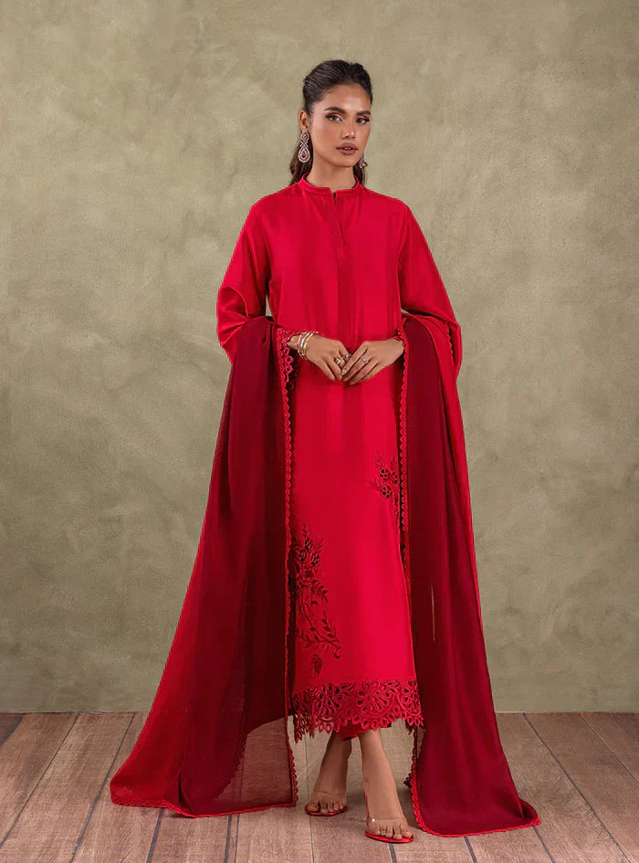 Zainab Chottani | Eid Edit 24 | Scarlet Rose - Riwayat-e-Khas