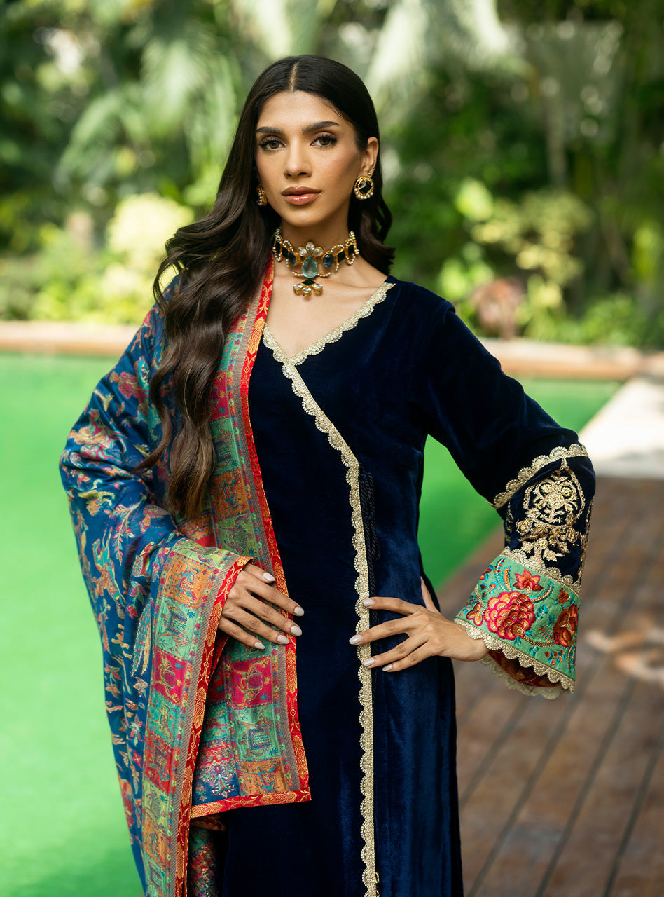 Zainab Chottani | Makhmal Luxe Pret | Farrin - Riwayat-e-Khas