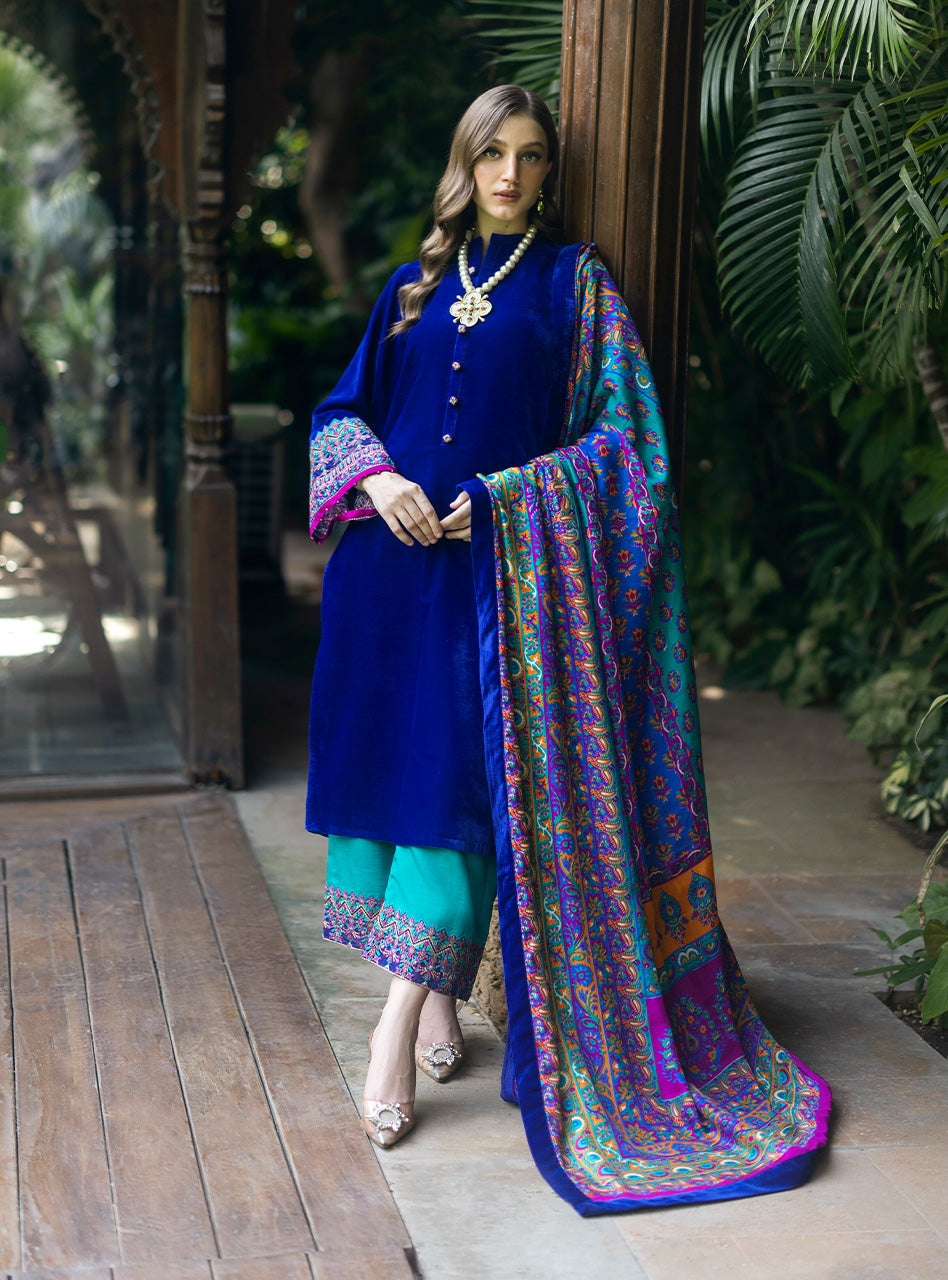 Zainab Chottani | Makhmal Luxe Pret | Shafaq - Riwayat-e-Khas