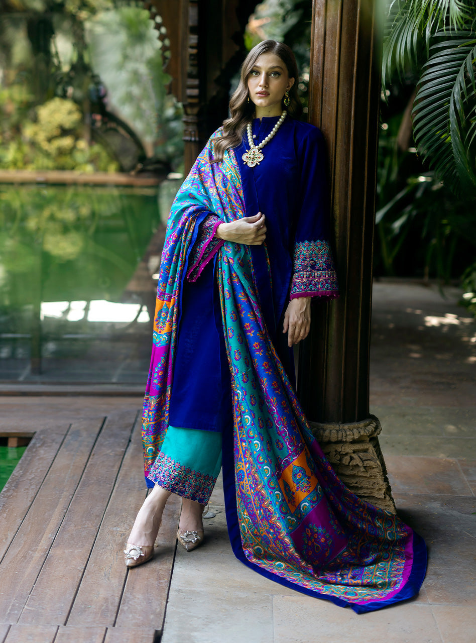 Zainab Chottani | Makhmal Luxe Pret | Shafaq - Riwayat-e-Khas