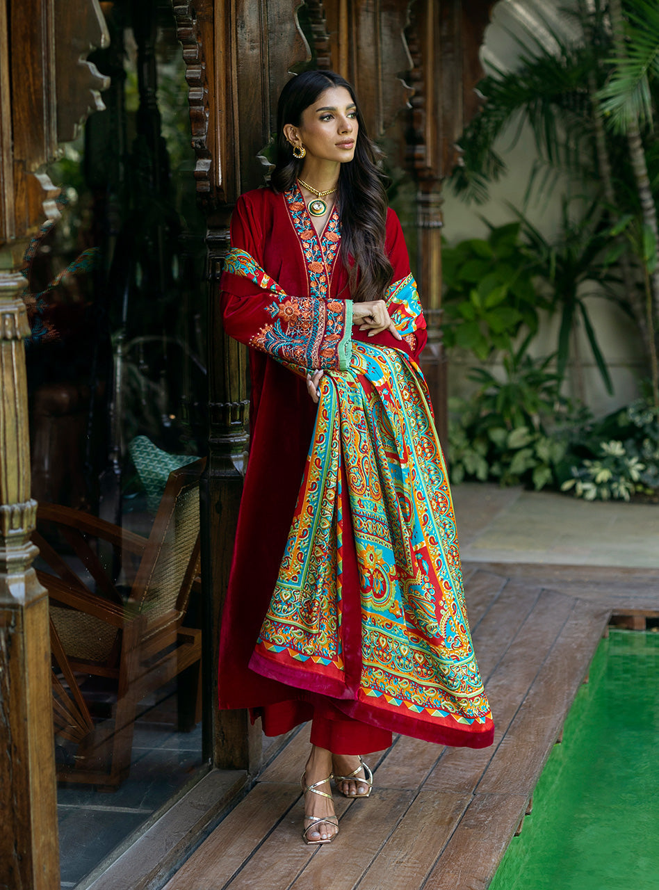 Zainab Chottani | Makhmal Luxe Pret | Shehla - Riwayat-e-Khas