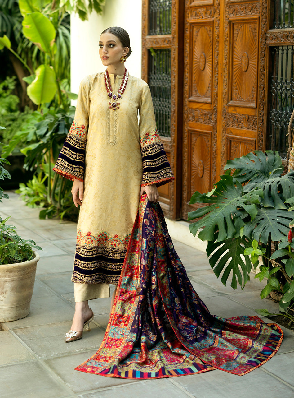 Zainab Chottani | Makhmal Luxe Pret | Zarrin - Riwayat-e-Khas