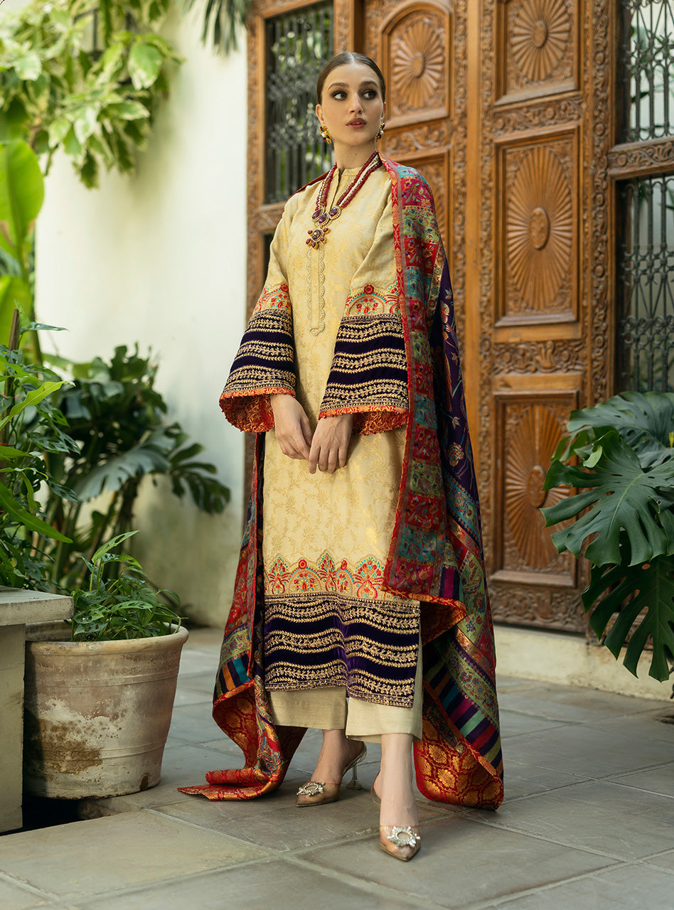 Zainab Chottani | Makhmal Luxe Pret | Zarrin - Riwayat-e-Khas