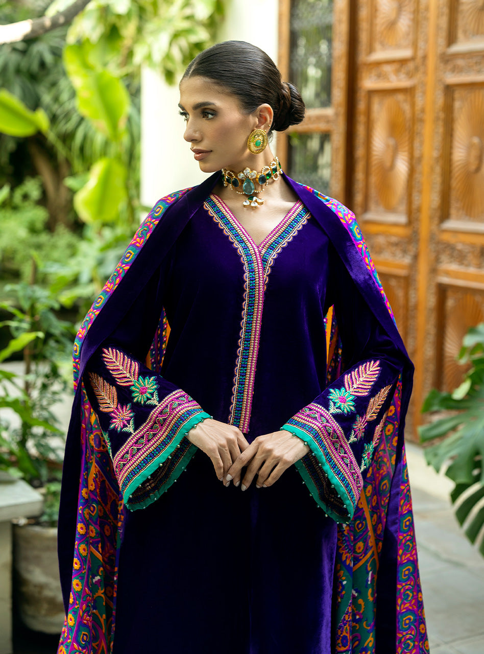 Zainab Chottani | Makhmal Luxe Pret | Rangin - Riwayat-e-Khas
