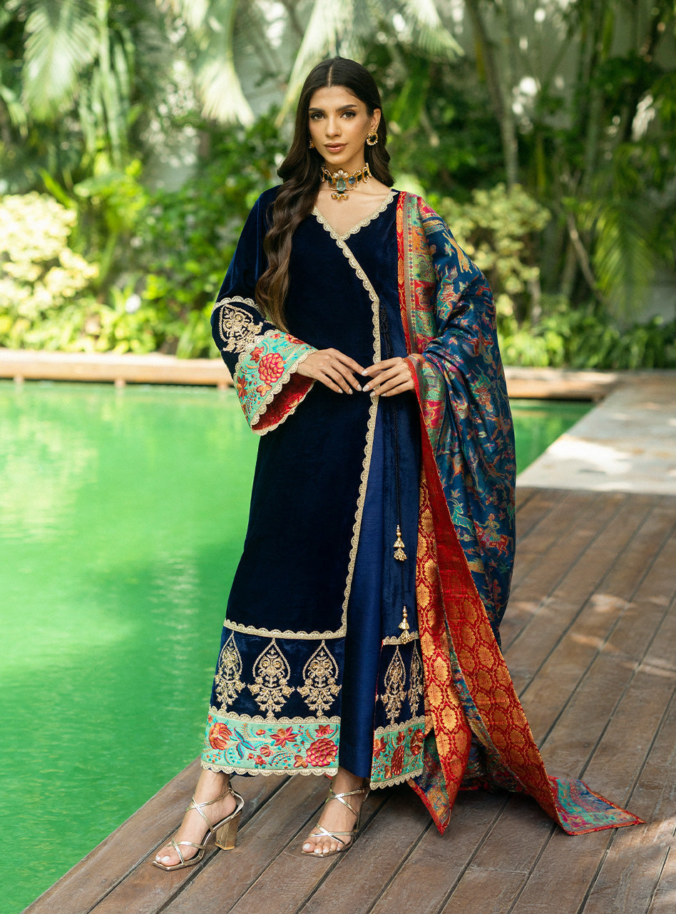 Zainab Chottani | Makhmal Luxe Pret | Farrin - Riwayat-e-Khas