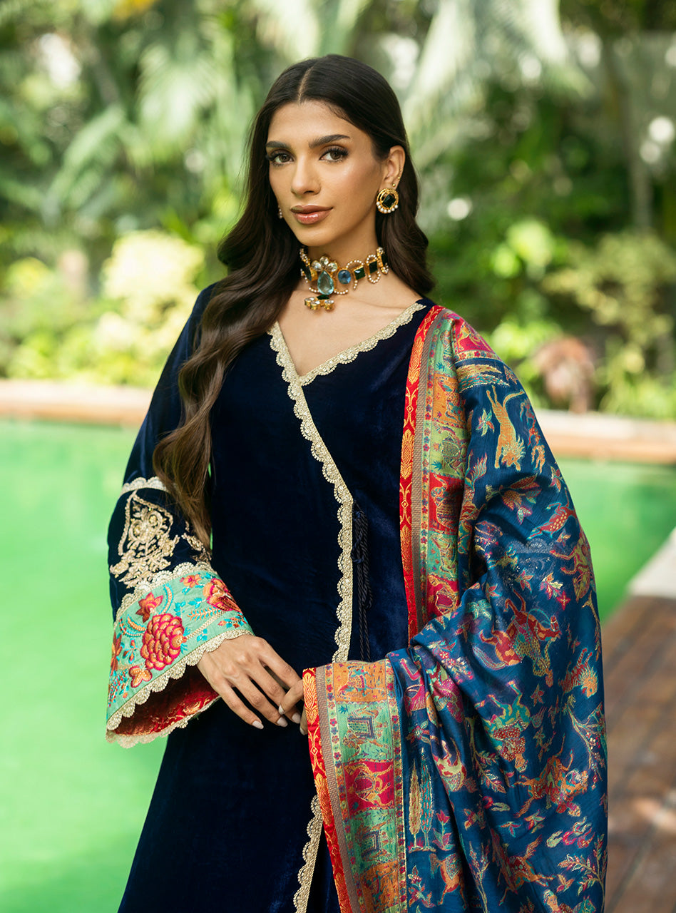 Zainab Chottani | Makhmal Luxe Pret | Farrin - Riwayat-e-Khas