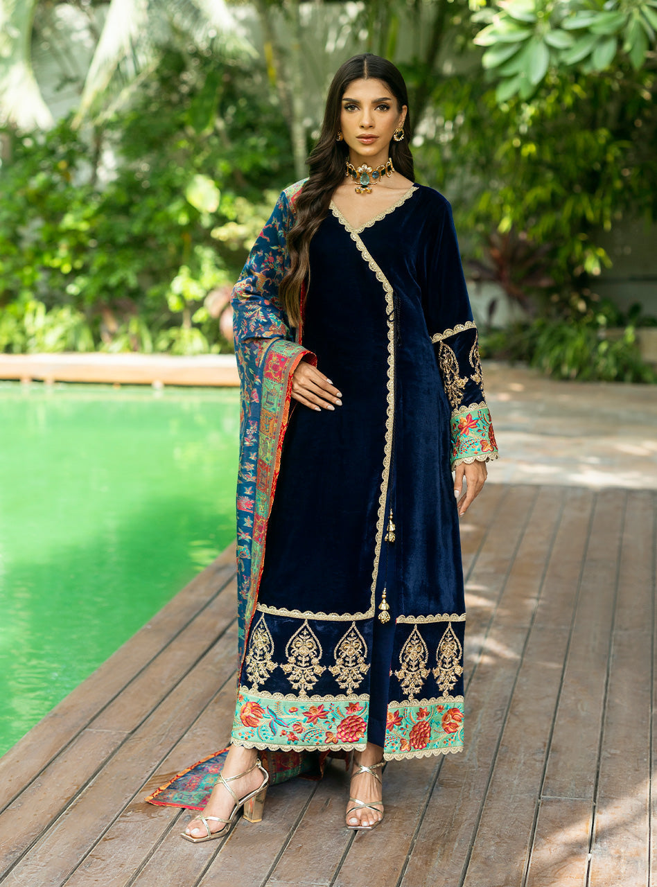 Zainab Chottani | Makhmal Luxe Pret | Farrin - Riwayat-e-Khas