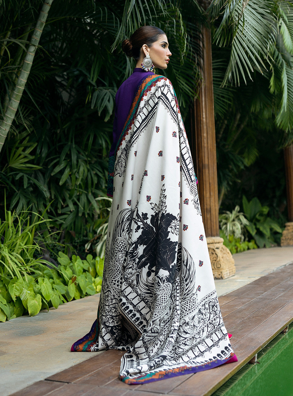 Zainab Chottani | Winter Shawls 24 |  Vaniza - Riwayat-e-Khas