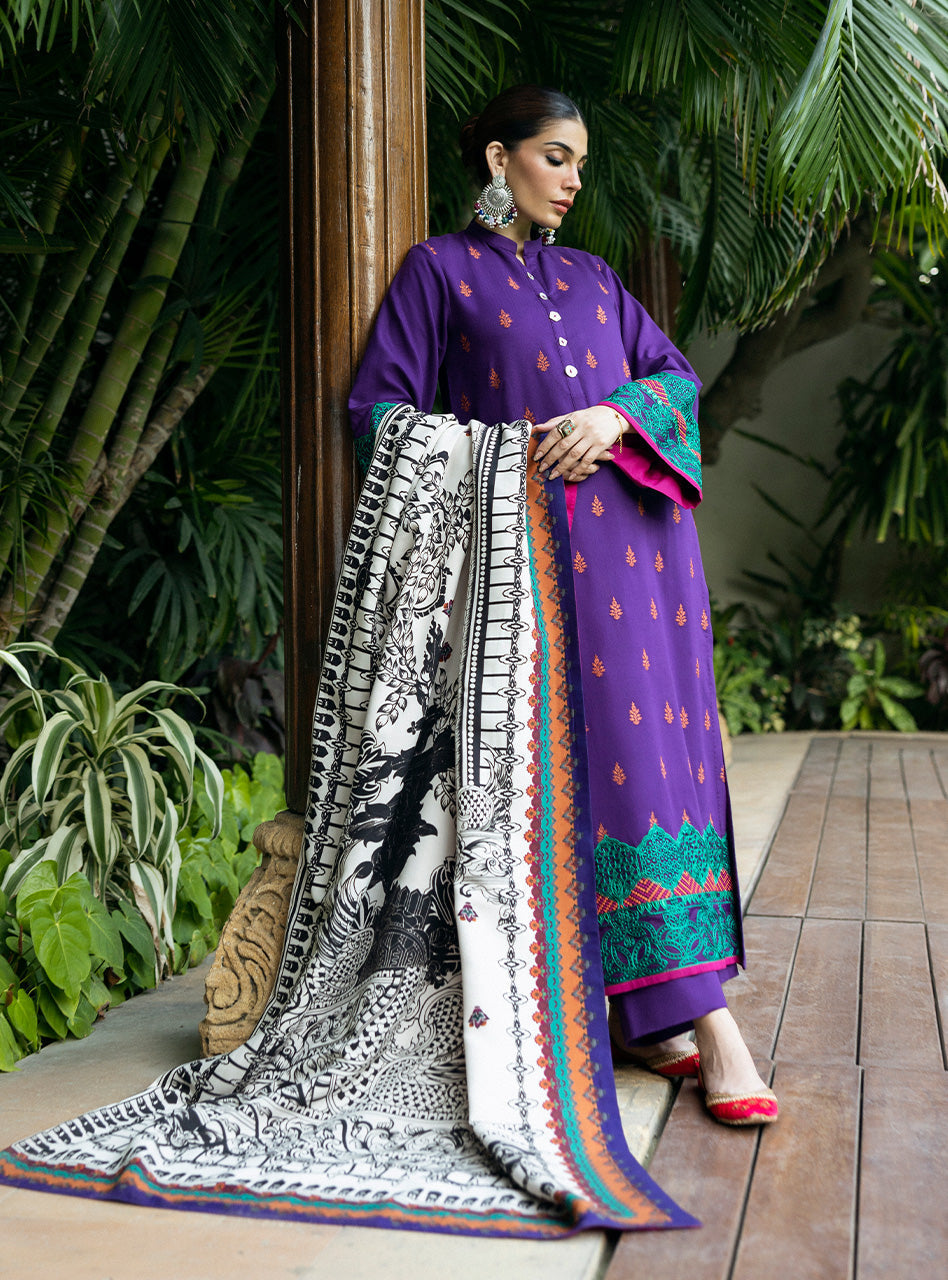 Zainab Chottani | Winter Shawls 24 |  Vaniza - Riwayat-e-Khas