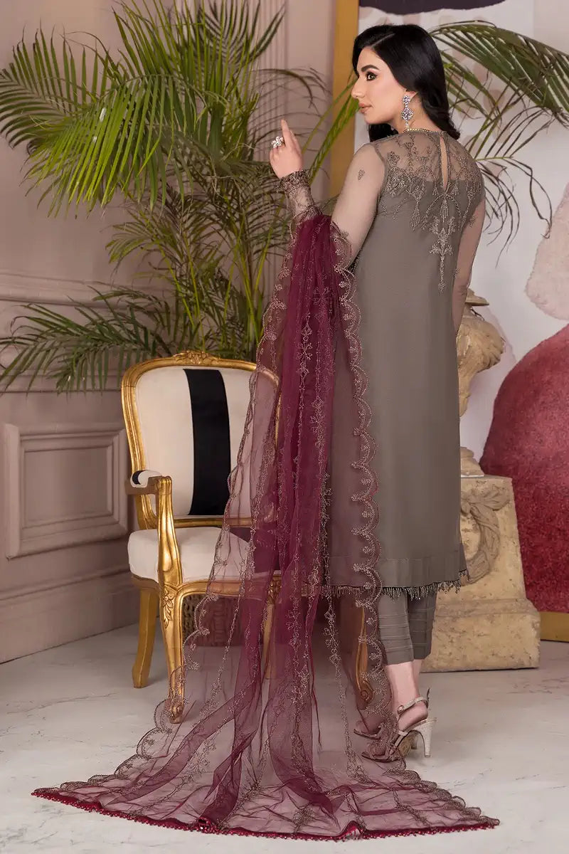 Zarif | Afreen Formals | ZA 10 DOVE - House Of Anaya