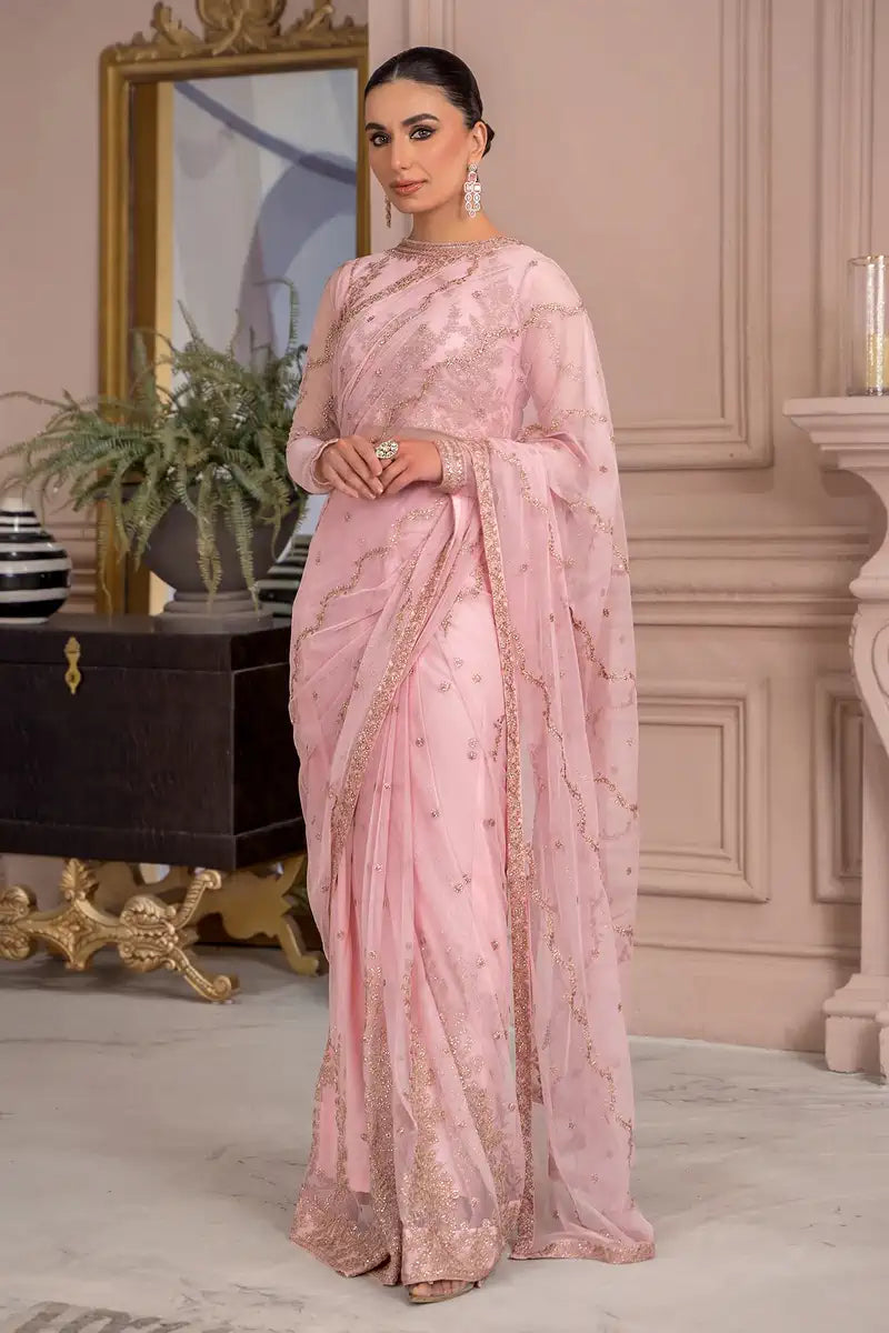 Zarif | Afreen Formals | ZA 06 FRENCH ROSE - House Of Anaya