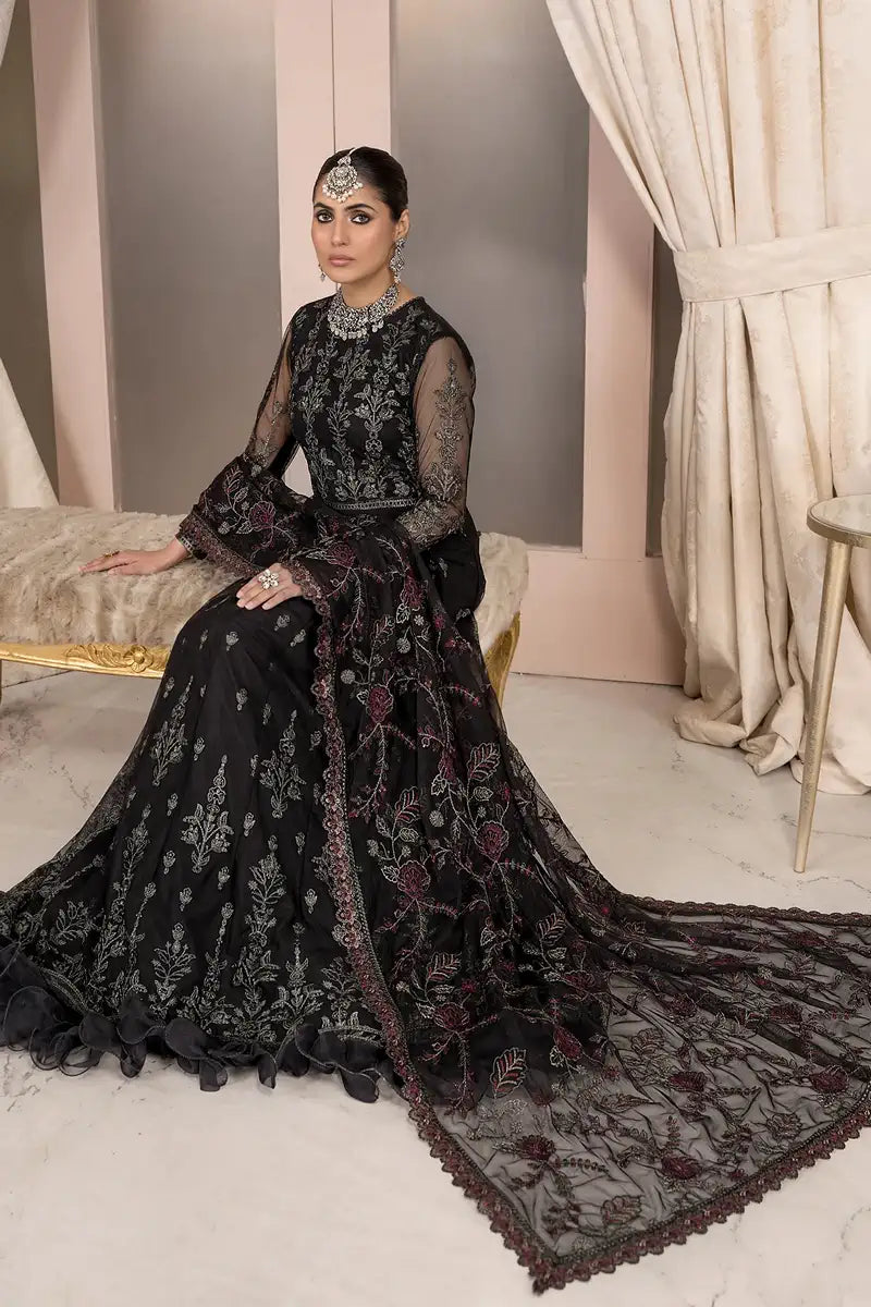 Zarif | Afreen Formals | ZA 03 Black AFFAIR - House Of Anaya