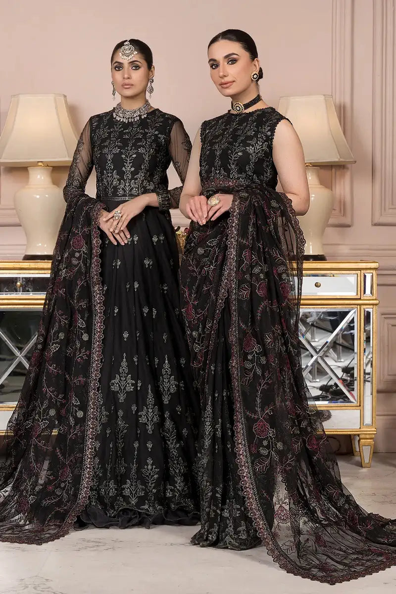 Zarif | Afreen Formals | ZA 03 Black AFFAIR - House Of Anaya