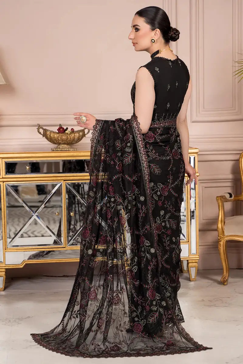 Zarif | Afreen Formals | ZA 03 Black AFFAIR - House Of Anaya