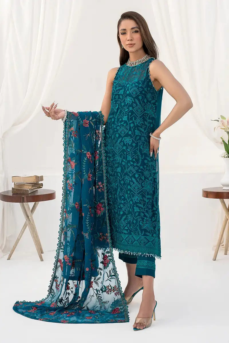 Zarif | LA CELESTE LUXURY Formals | ZLC 03 GARDENIA - House Of Anaya