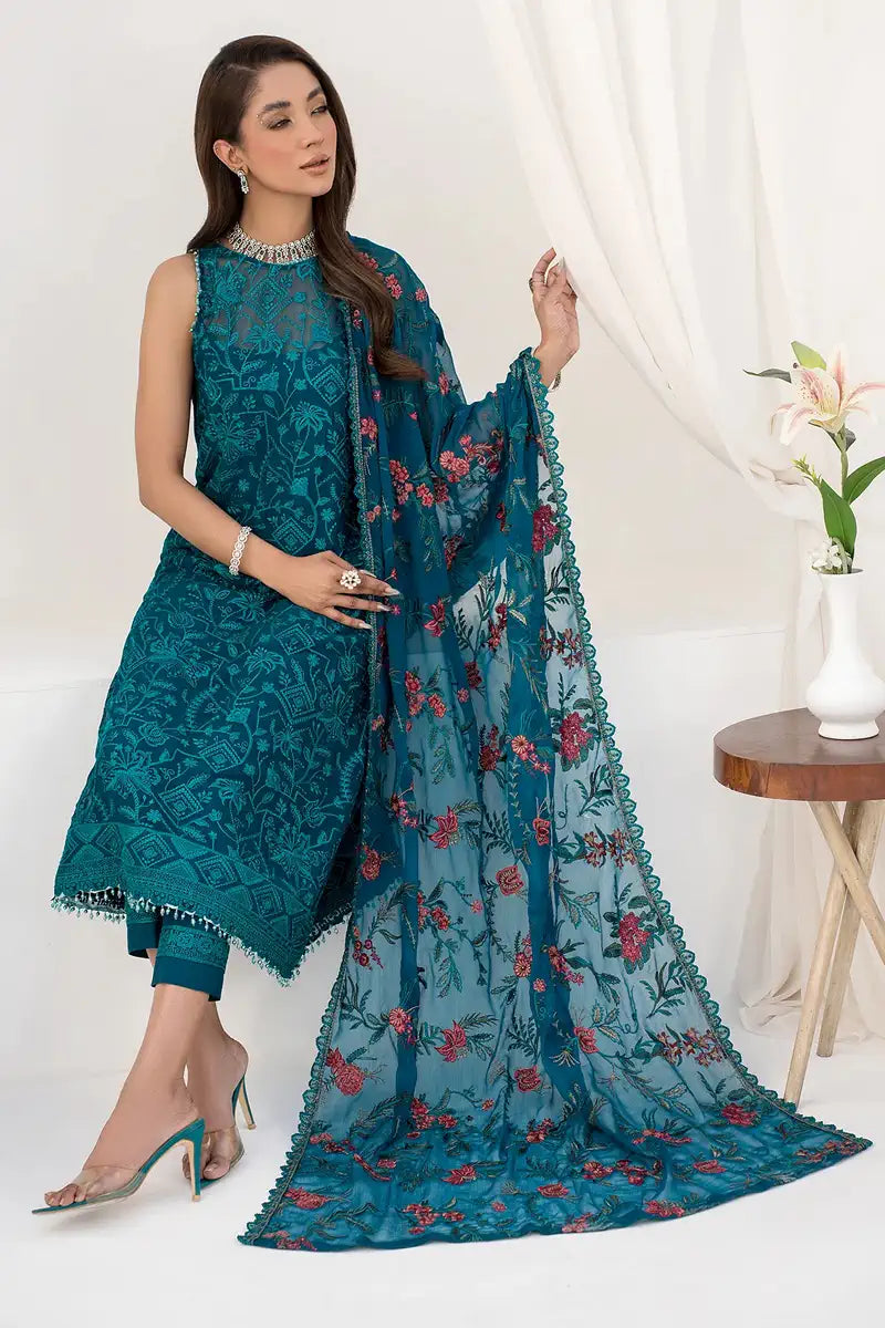 Zarif | LA CELESTE LUXURY Formals | ZLC 03 GARDENIA - House Of Anaya