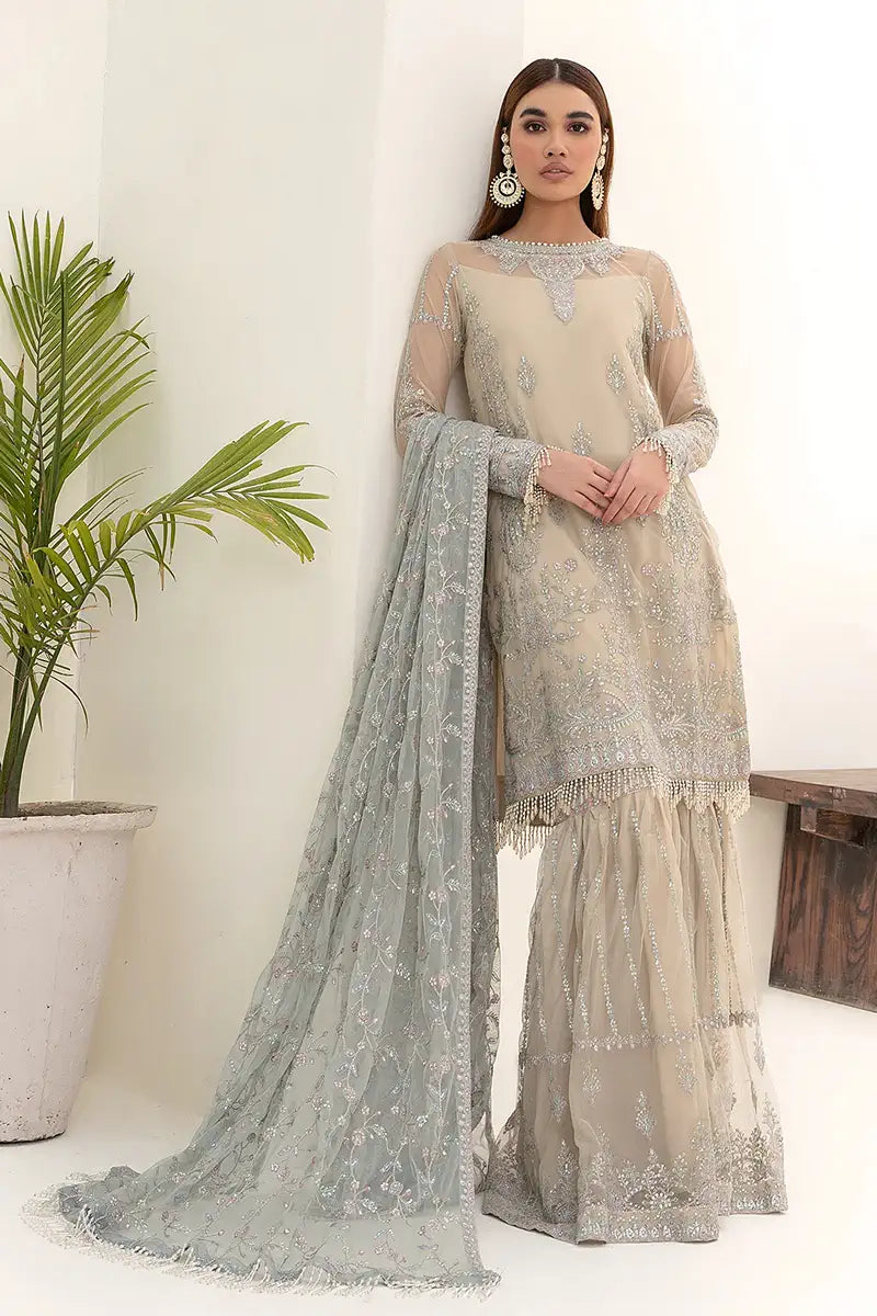 Zarif | Nazneen Formals | ZN 04 MOON LIGHT - House Of Anaya