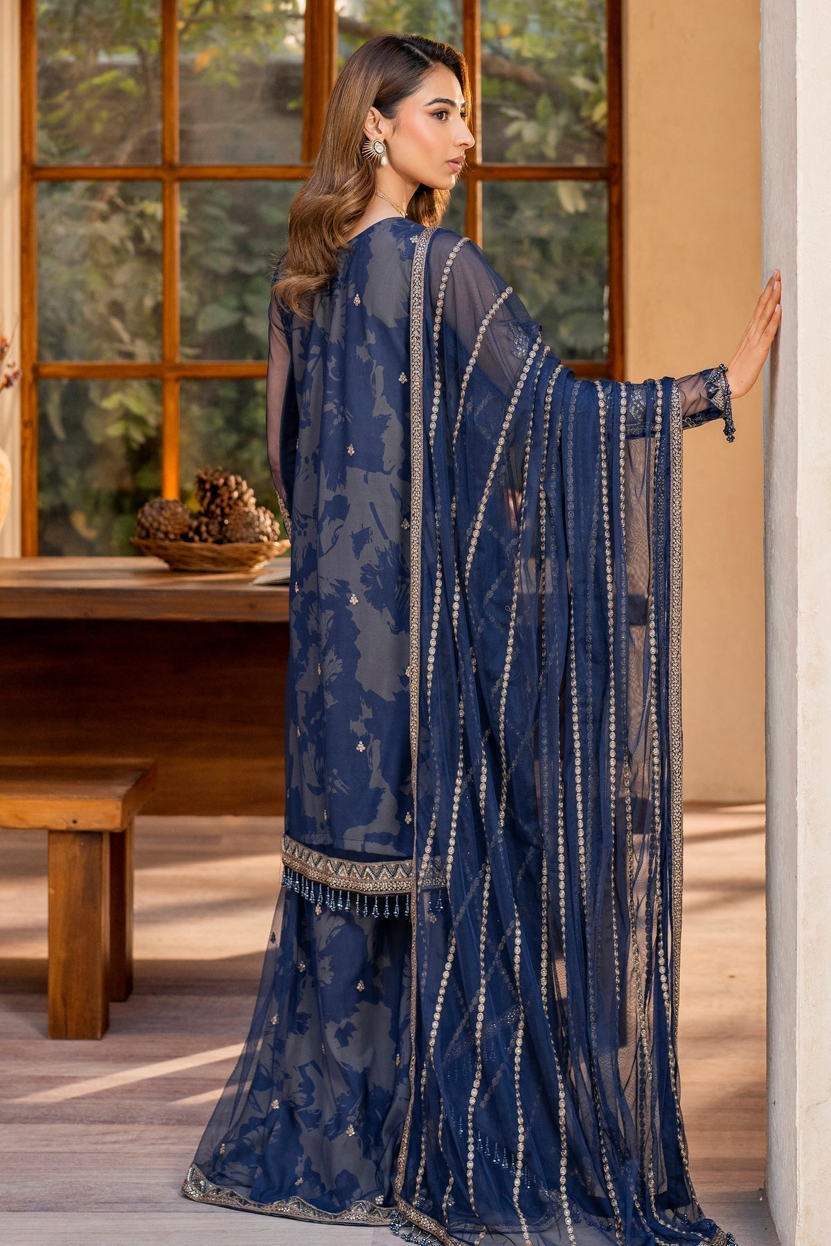 Zarif | Iris Printed Embroidered Edit 24 |  ZINNIA