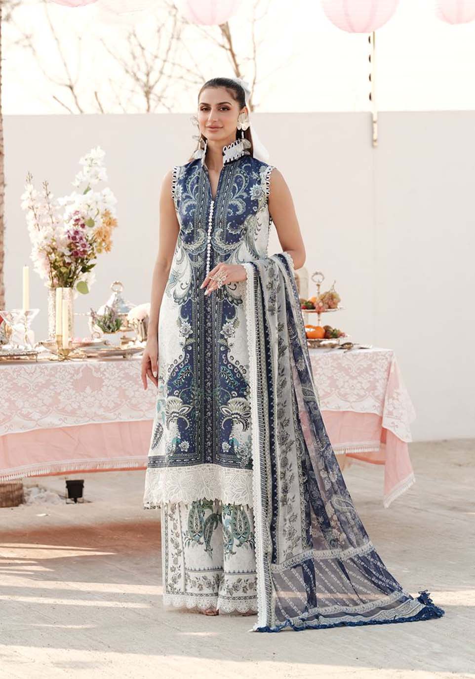 Zarqash | Luxe Lawn 24 | ZQ 10 - Riwayat-e-khas