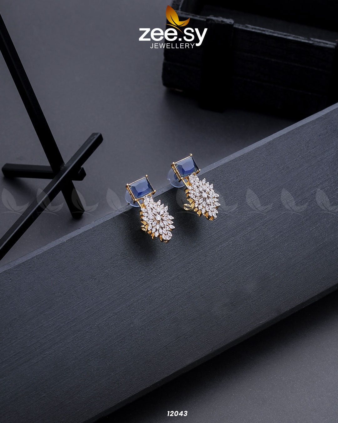 Zircon Cluster Earrings - Libasekhas