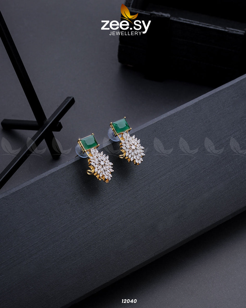 Zircon Cluster Earrings - Libasekhas