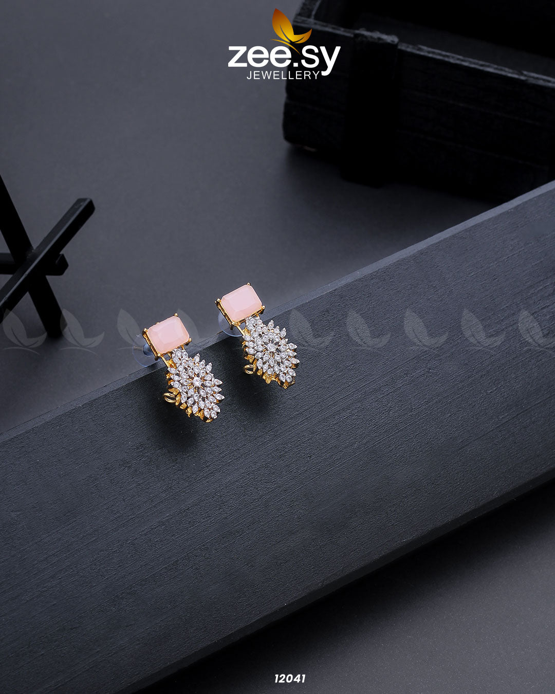 Zircon Cluster Earrings - Libasekhas