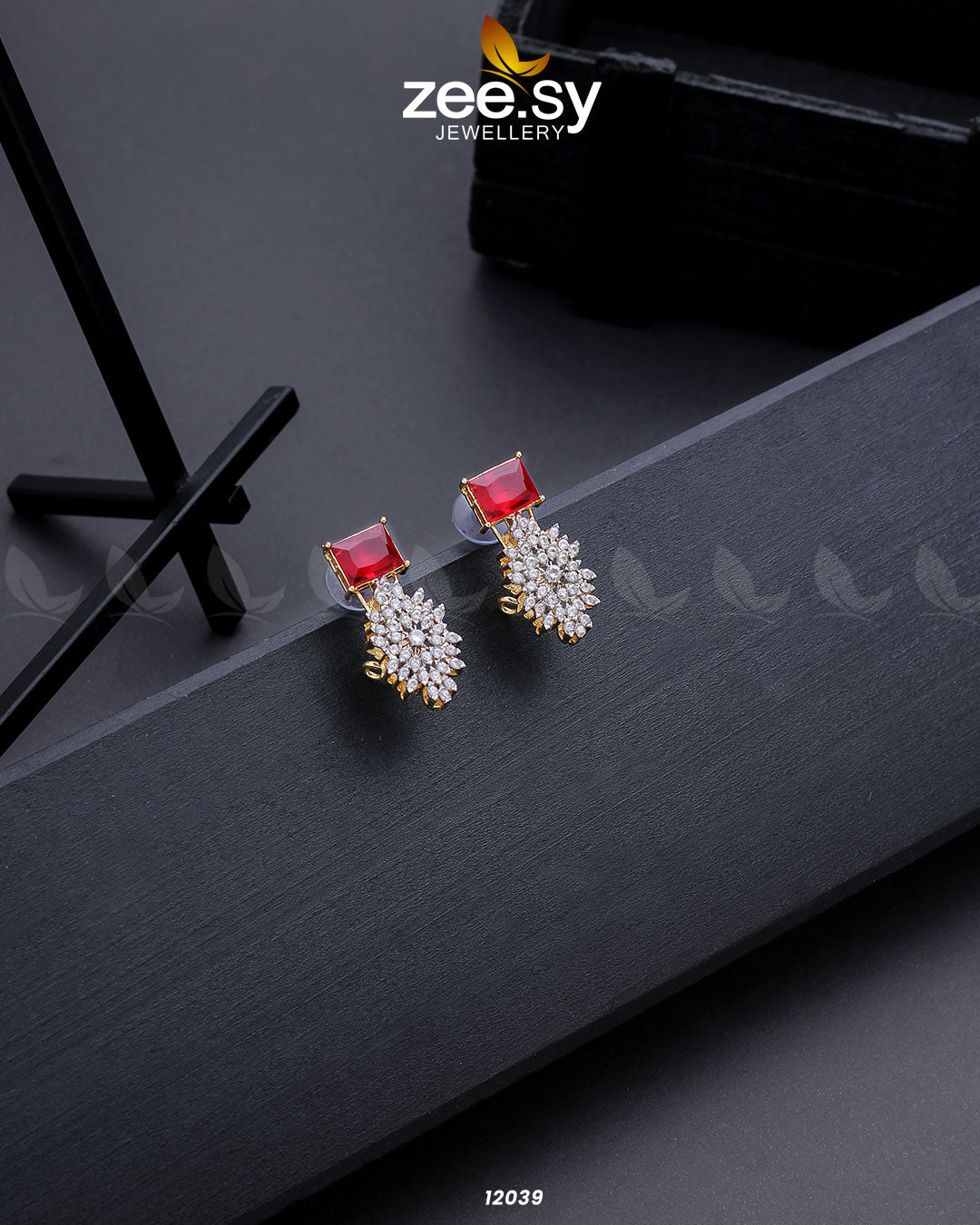 Zircon Cluster Earrings - Libasekhas
