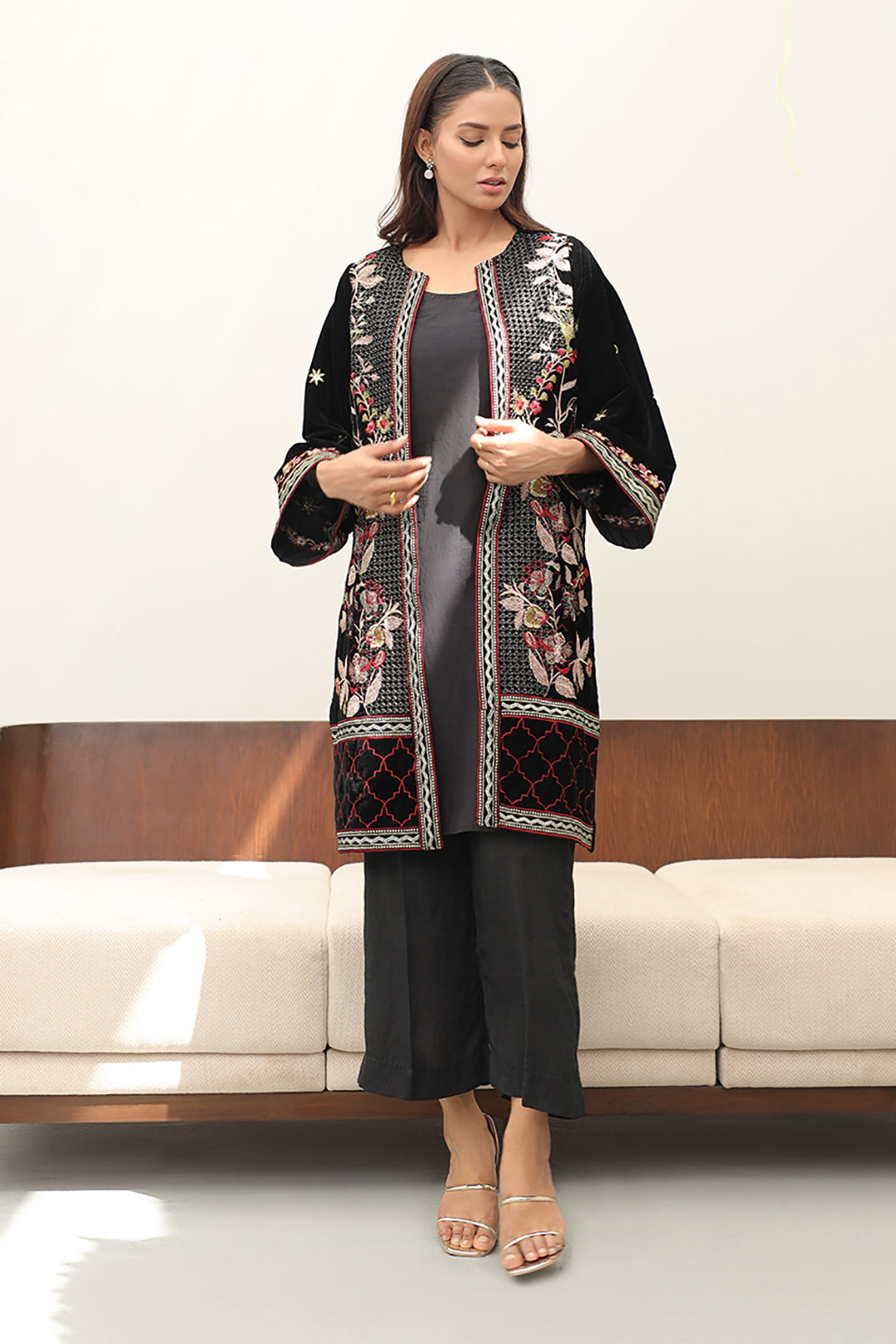 Zellbury | Winter Pret | Embroidered Kurta Trouser - 3273 - Libasekhas
