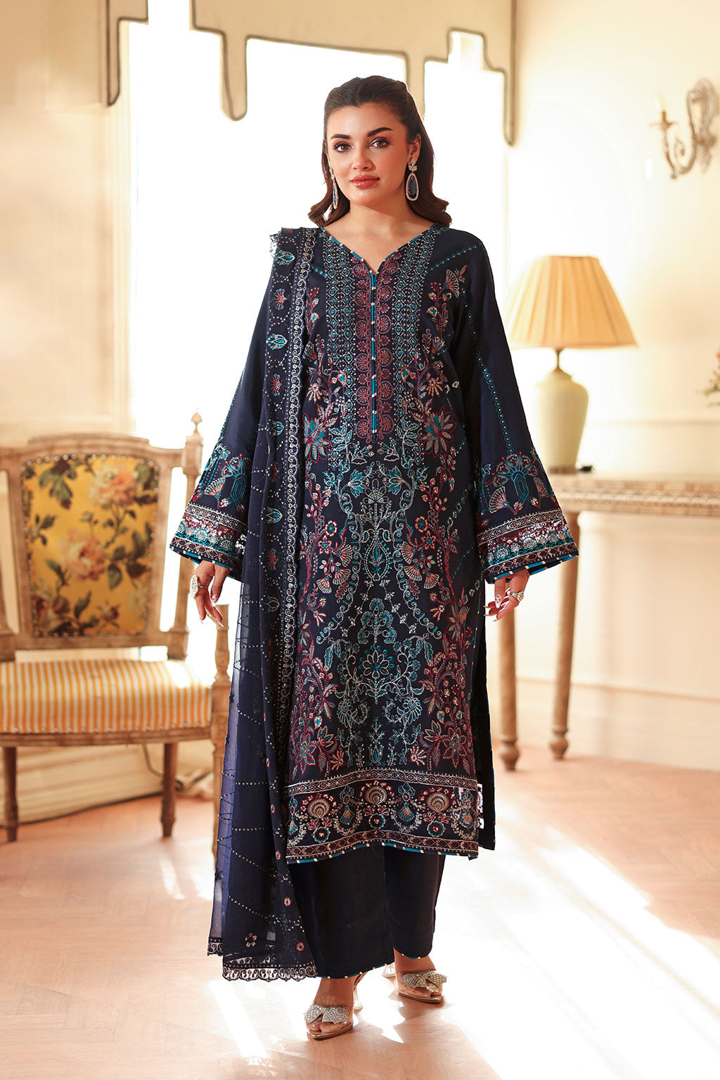 Ramsha | Aangan Luxury Raw silk | AA-201