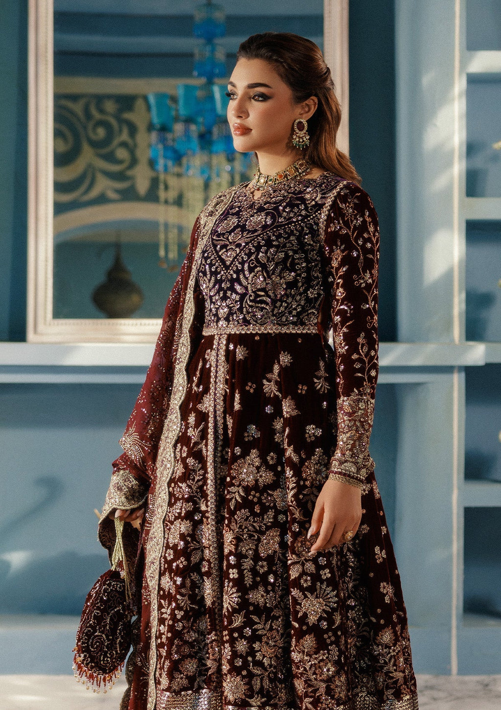Aik Atelier | Udaipur Velvet 25 | LOOK 03