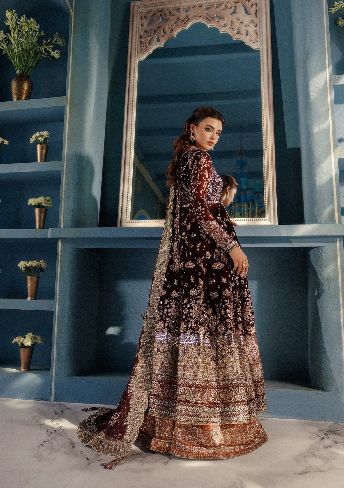 Aik Atelier | Udaipur Velvet 25 | LOOK 03