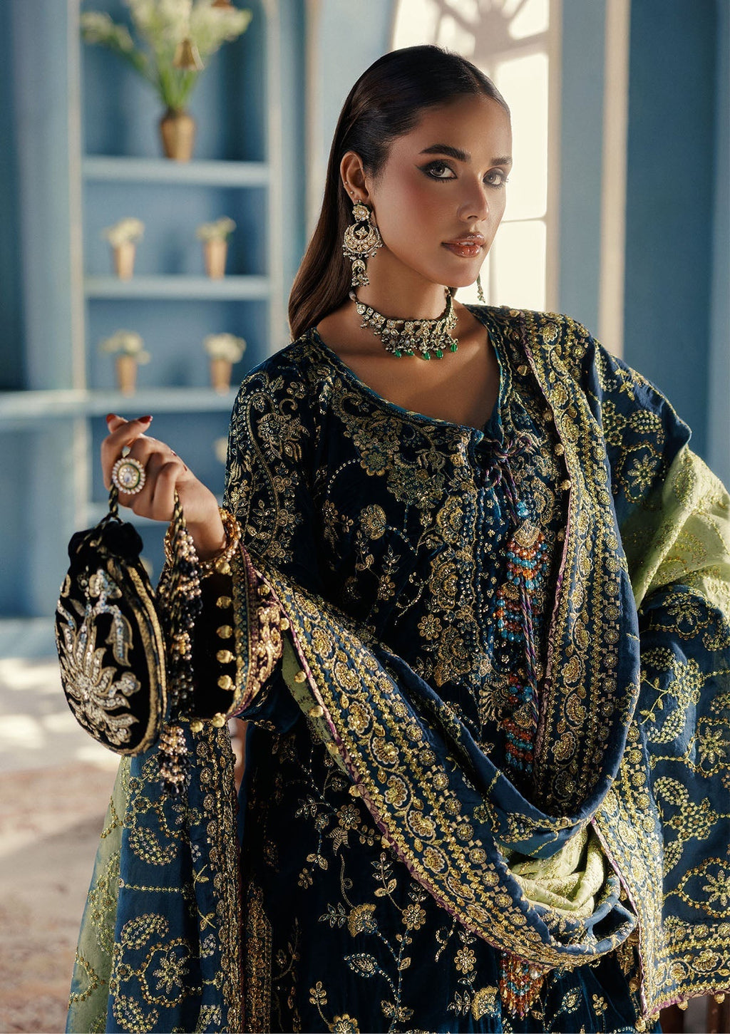 Aik Atelier | Udaipur Velvet 25 | LOOK 08