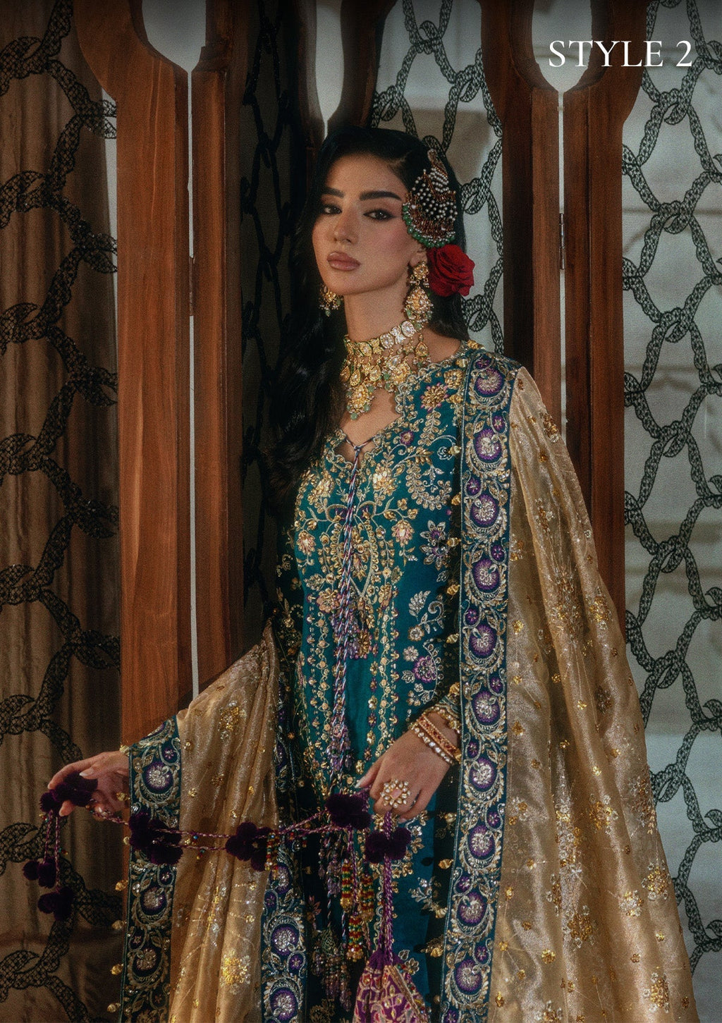 Aik Atelier | Aik Shaam 26 Vol 2 | Look B2607 - 8