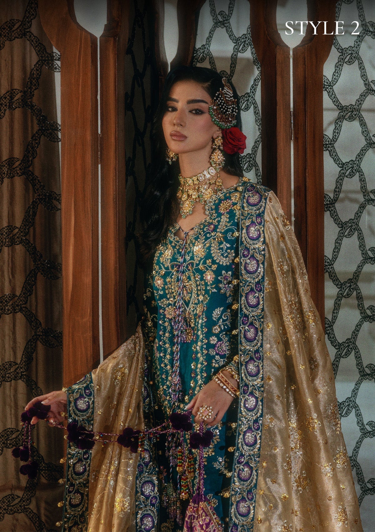 Aik Atelier | Aik Shaam 26 Vol 2 | Look B2607 - 8