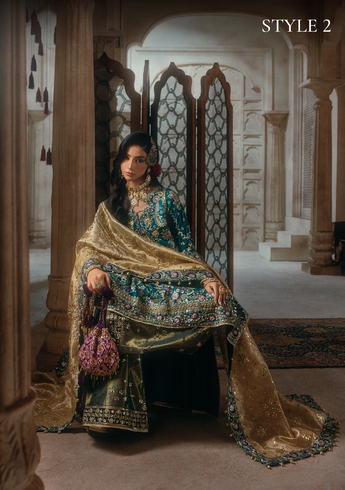Aik Atelier | Aik Shaam 26 Vol 2 | Look B2607 - 9