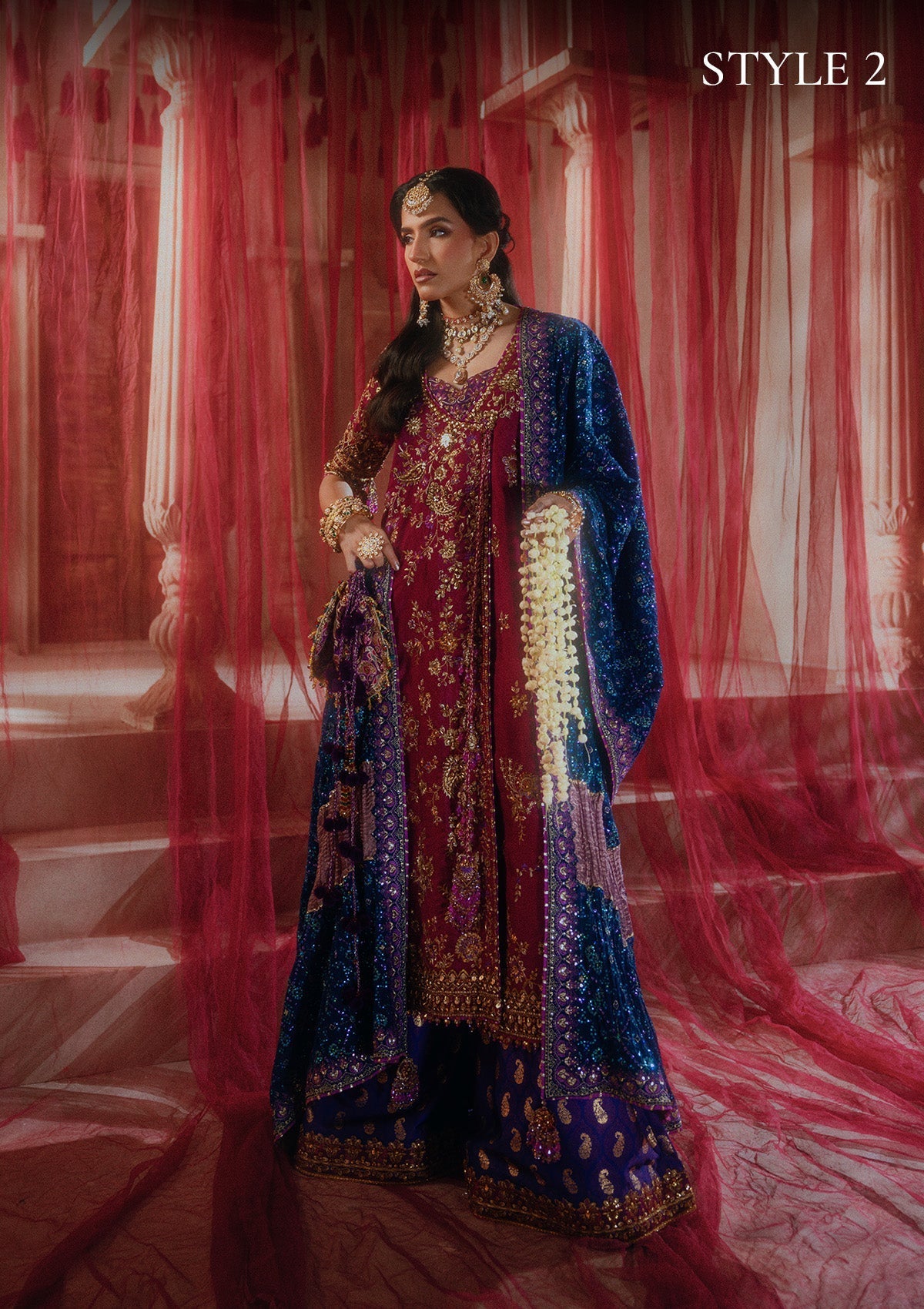 Aik Atelier | Aik Shaam 26 Vol 2 | Look B2610 - 8
