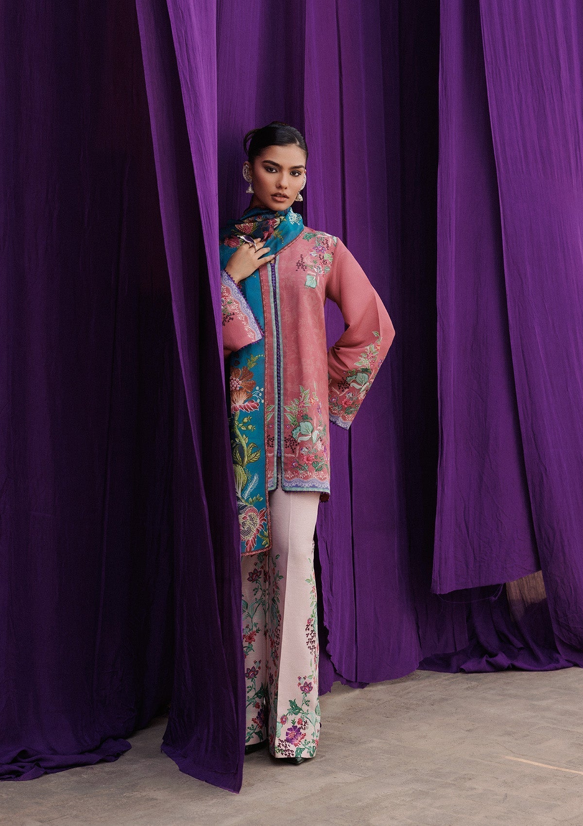 Aik Atelier | Roz Khaddar | AIK ROZ '25 D2 - LOOK 02