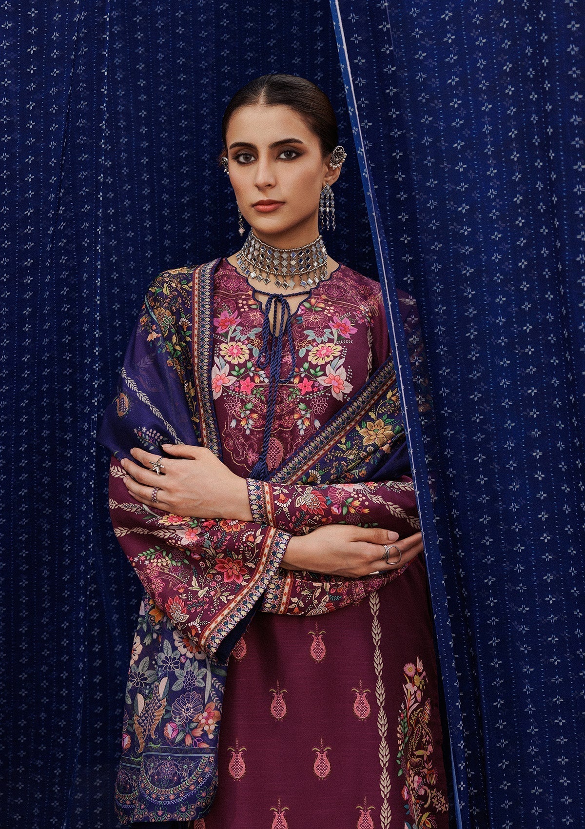 Aik Atelier | Roz Khaddar | AIK ROZ '25 D2 - LOOK 04